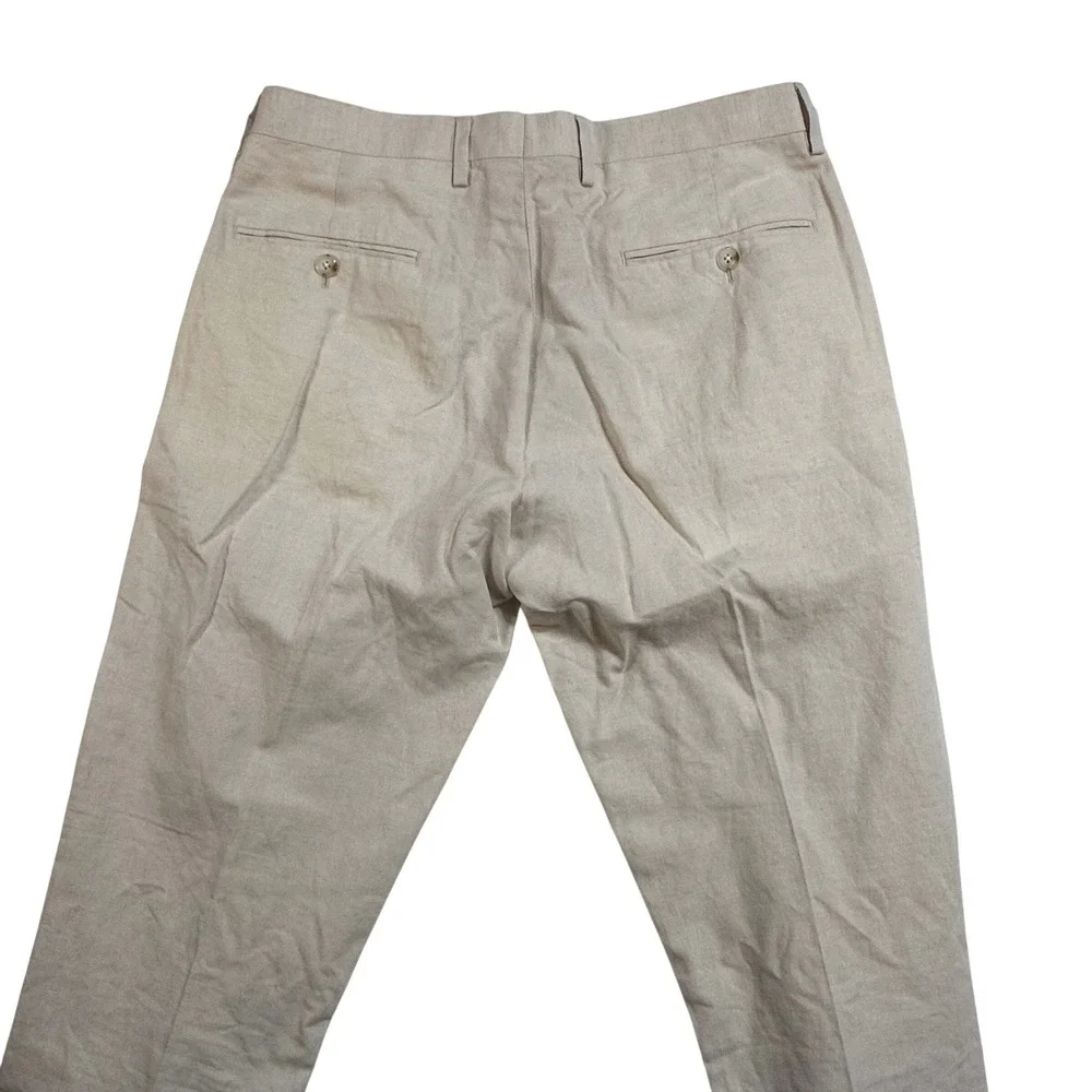 J. Crew Ludlow Chino Pants Mens W29 L32‎ Beige Flat Front Casual Preppy Academia